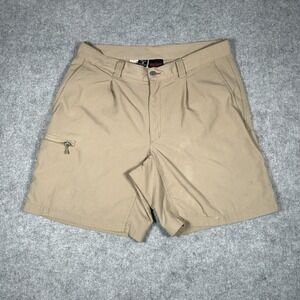 Marmot Shorts Men's Size 36 Beige 4 Pocket Hiking Outdoors Breathable